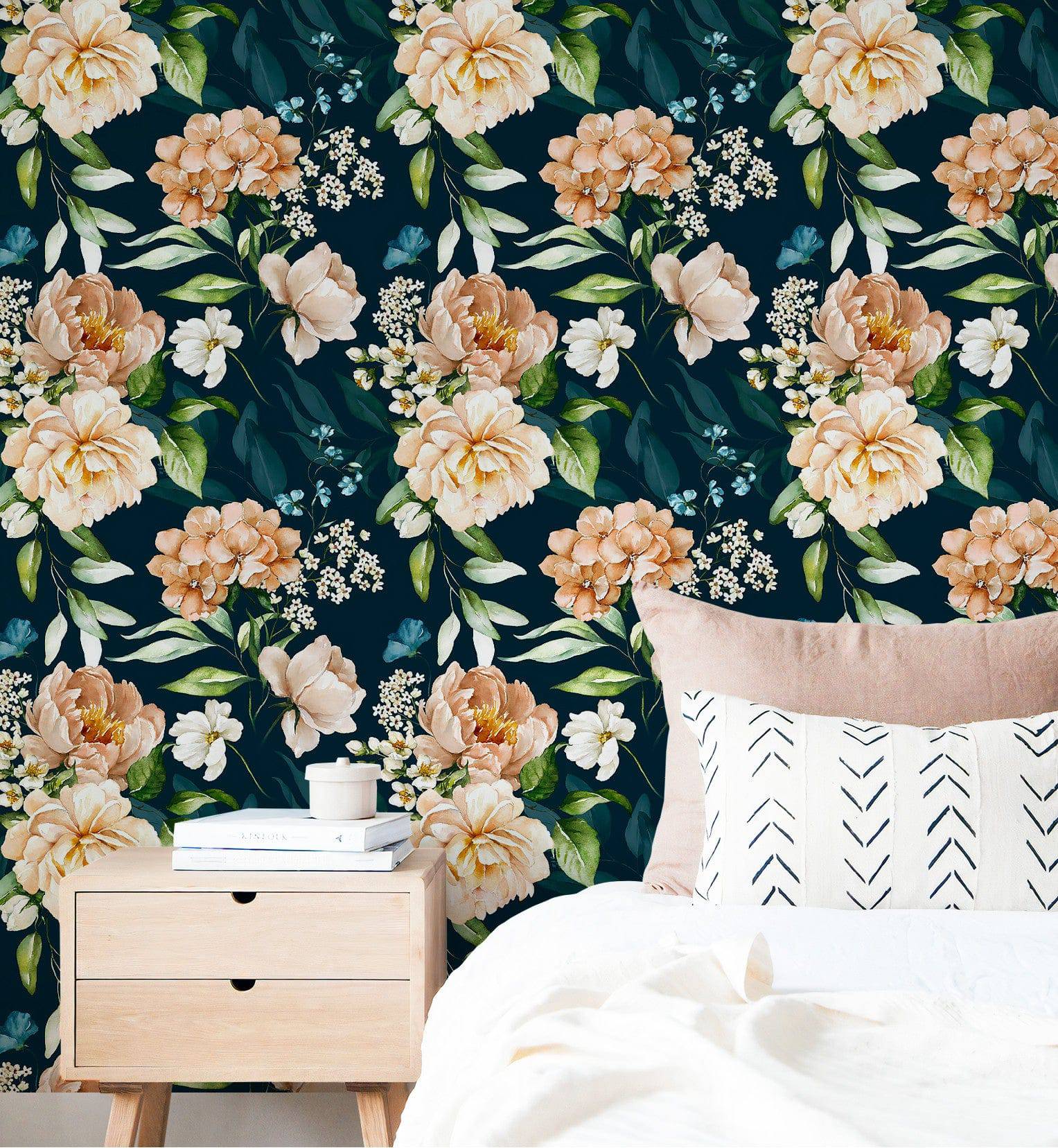 Blush flowers - Walltrendz