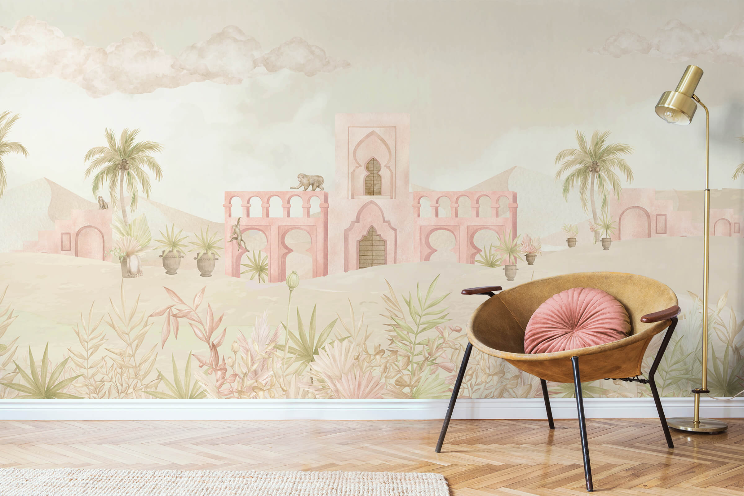Watercolour Magical Morocco Mural Wallpaper