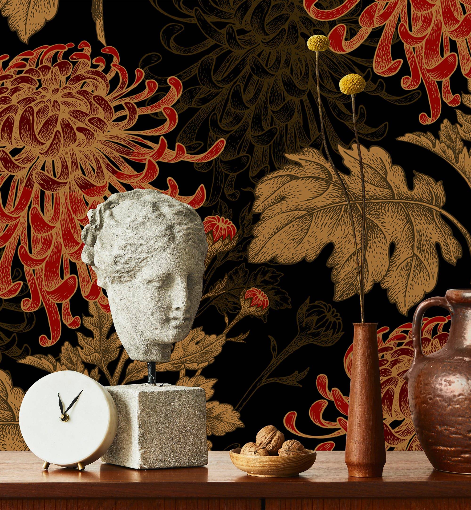 Luxury chrysanthemum - Walltrendz