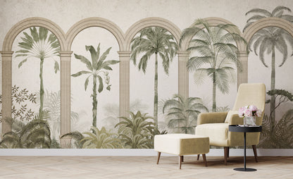 Tropical Arch Mural Wallpaper