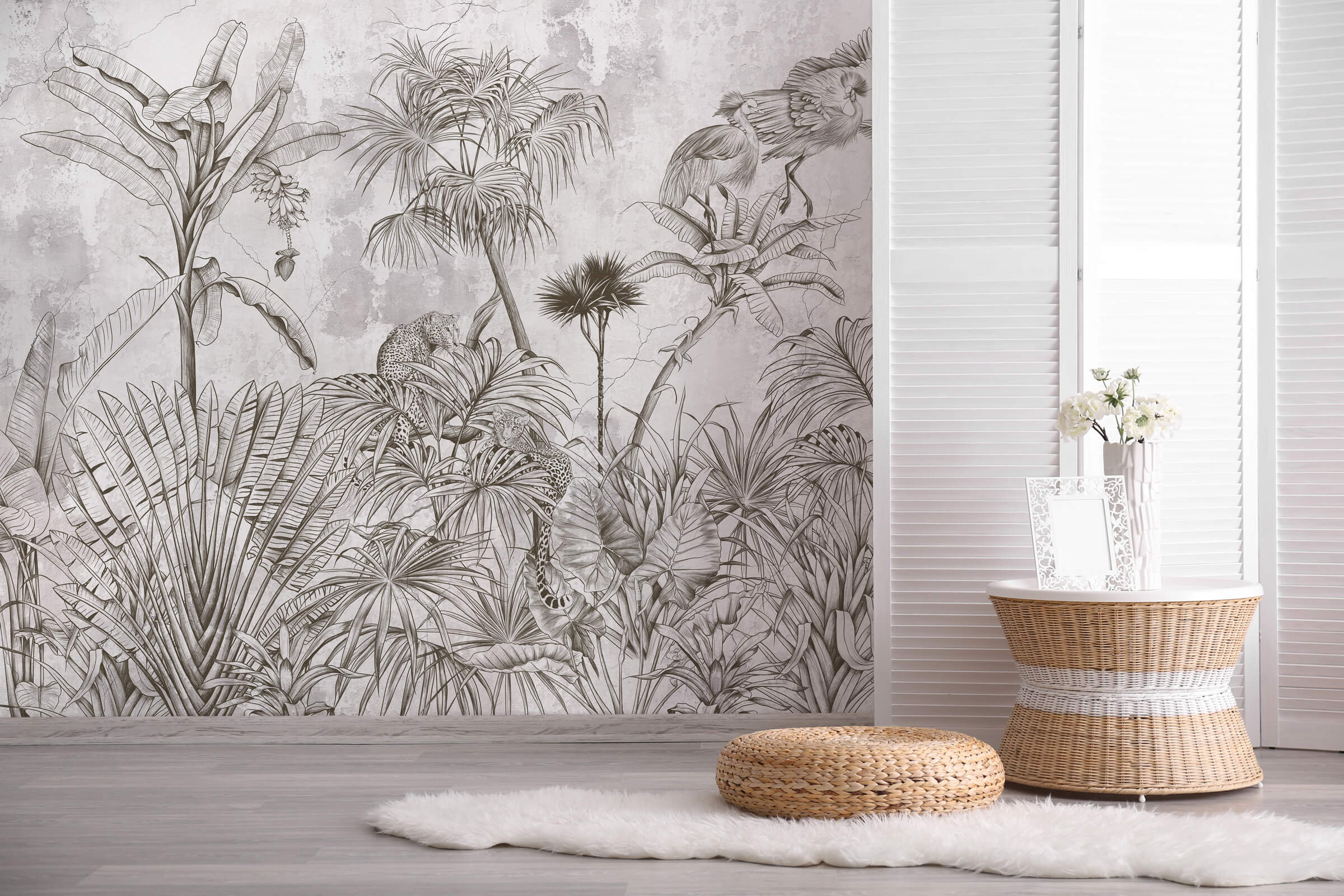 Tropical Forest Mural Wallpaper