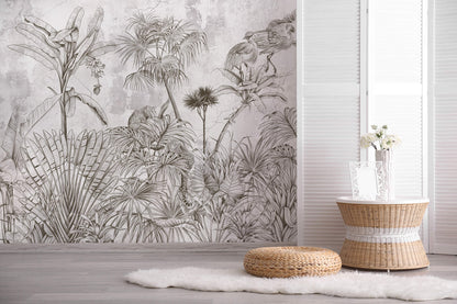 Tropical Forest Mural Wallpaper