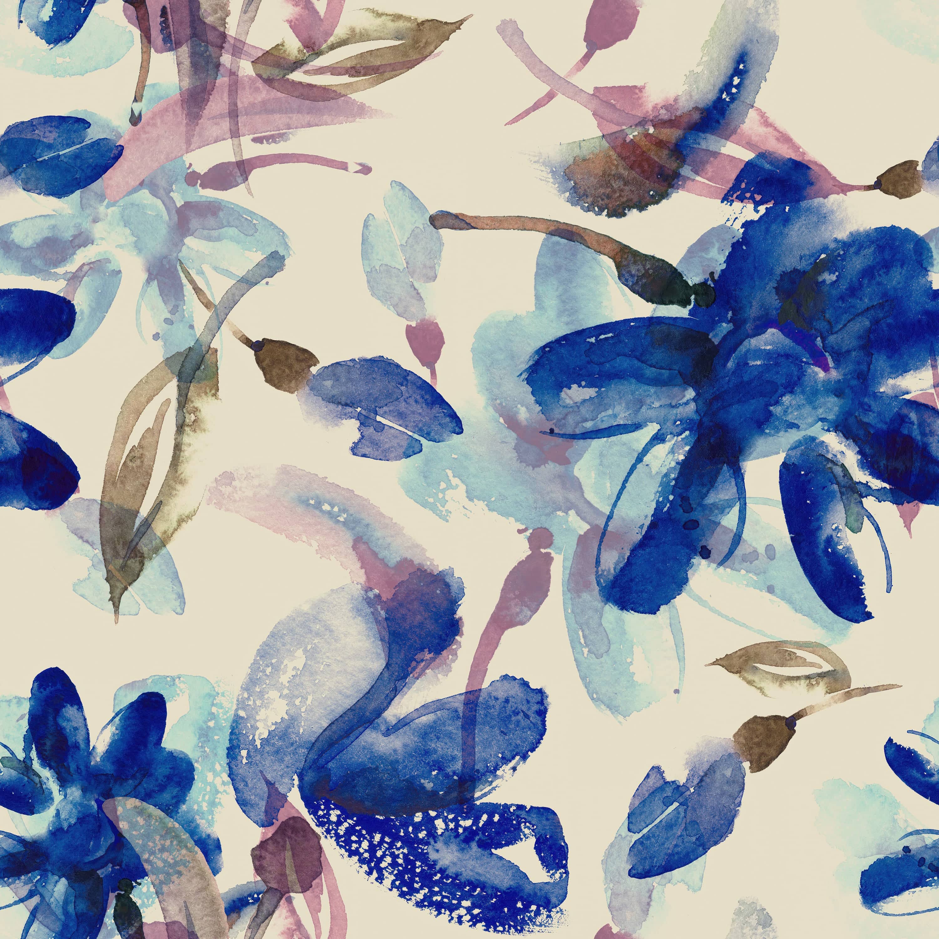 Watercolor Flowers - Walltrendz