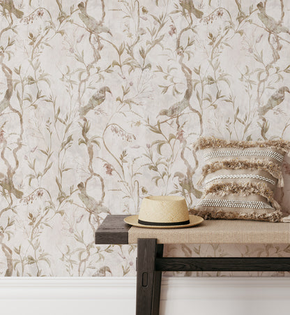 Decorative Botanical Wallpaper