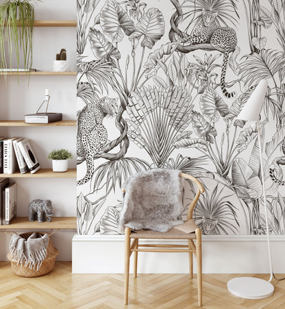 Jungle Wild Leopard Wallpaper