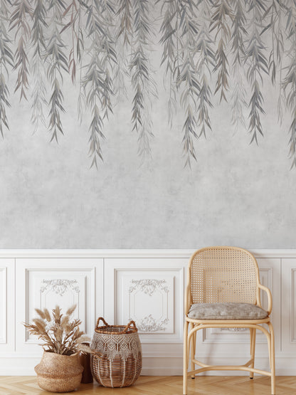Vintage Tropical Hanging Mural Wallpaper