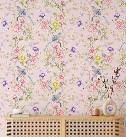 Oriental Chinoiserie Wallpaper