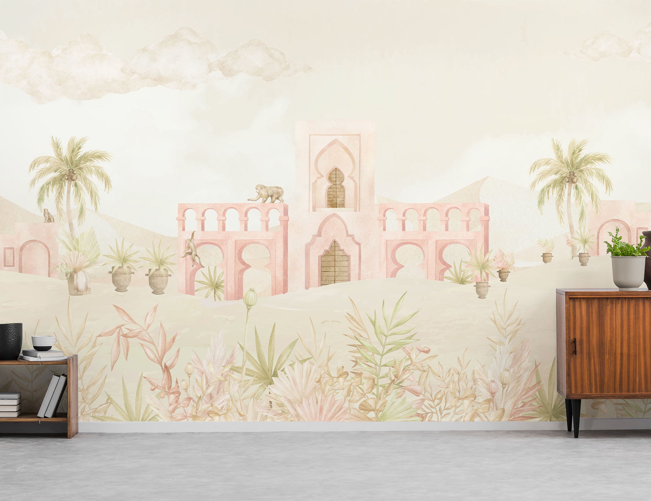 Watercolour Magical Morocco Mural Wallpaper