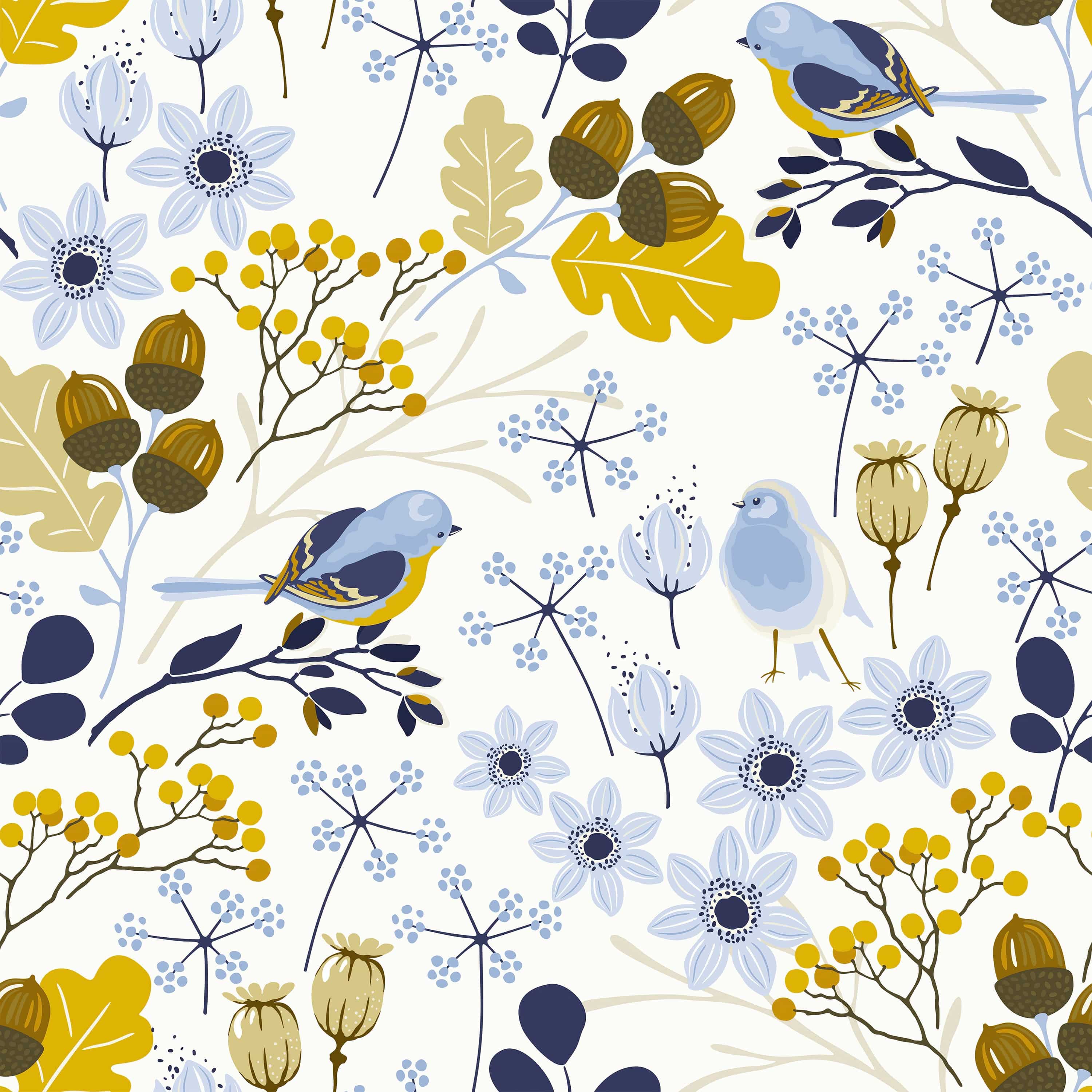 Autumn Birds - Walltrendz