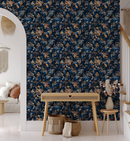 Art Nouveau Floral Wallpaper