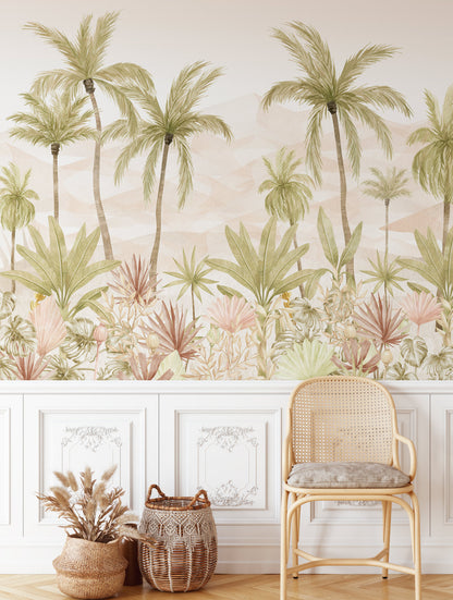 Tropical Palm Paradise Wallpaper
