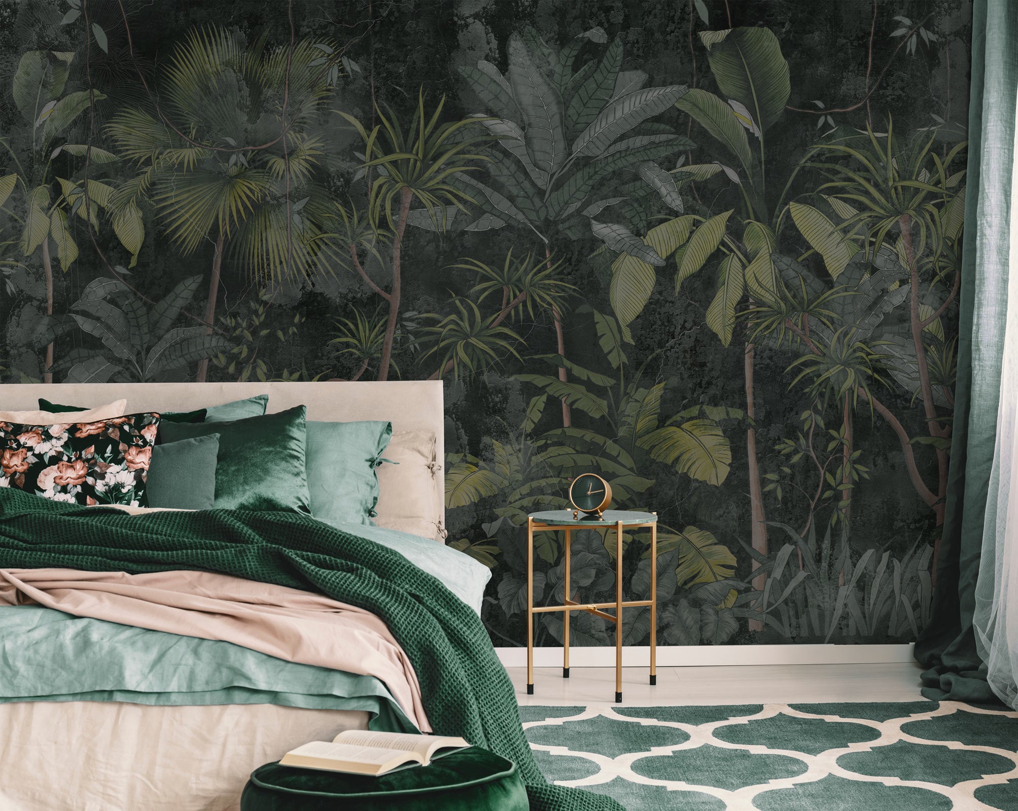 Tropical Mural Home Décor Wallpaper