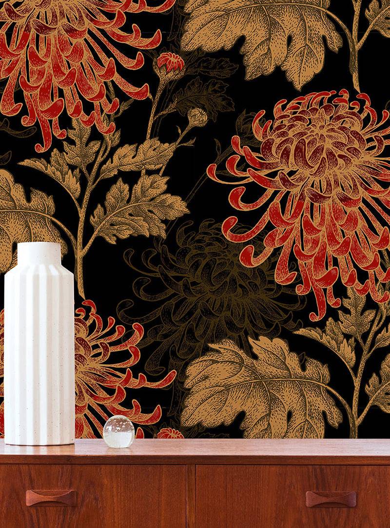 Luxury chrysanthemum - Walltrendz