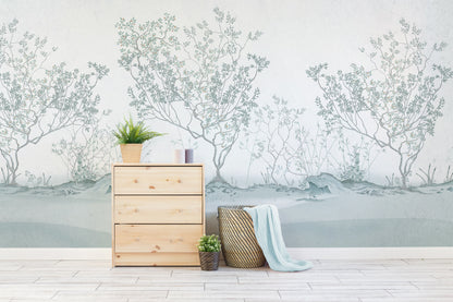 Chinoiserie Handmade Tree Wallpaper