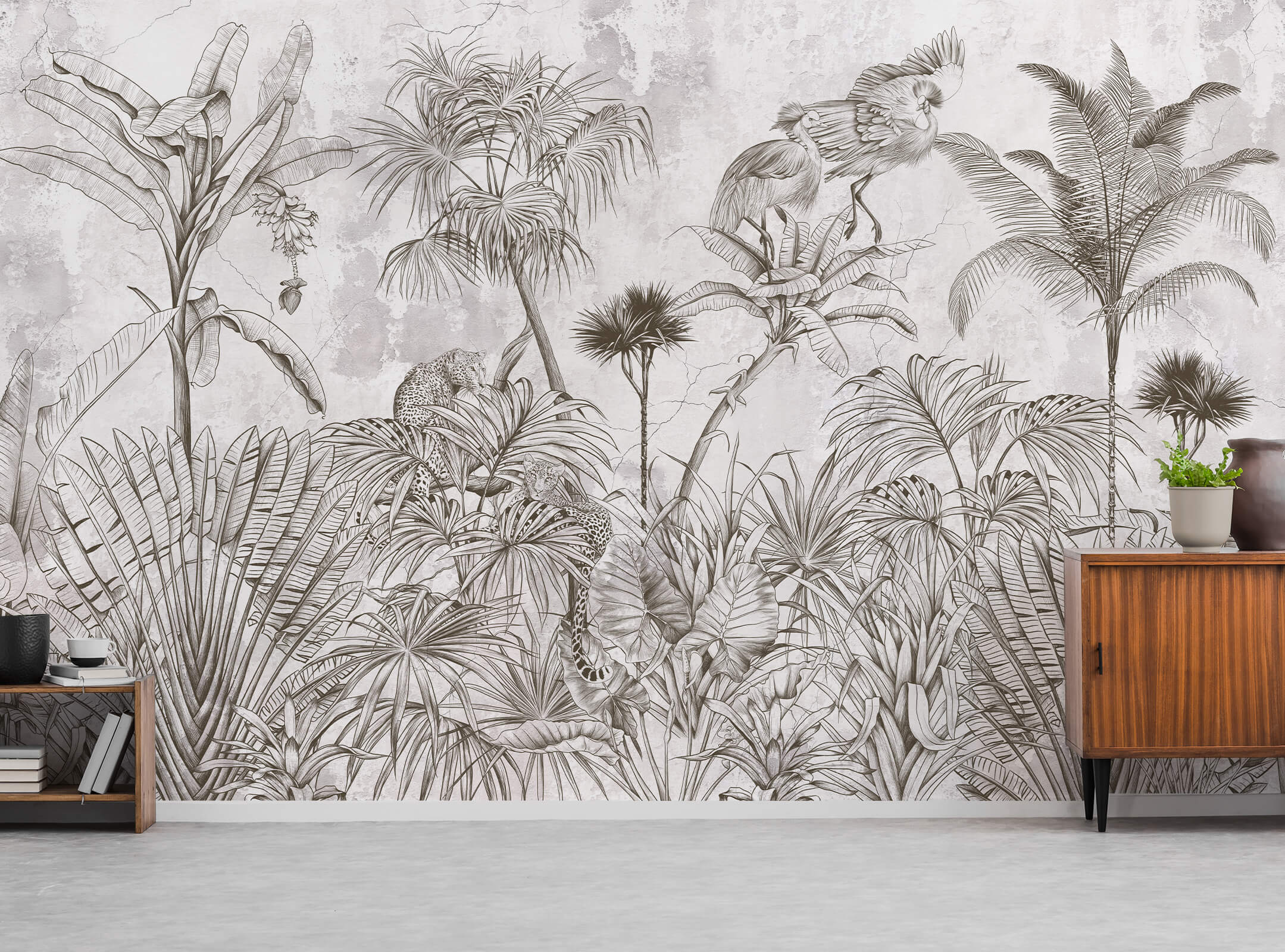 Tropical Forest Mural Wallpaper