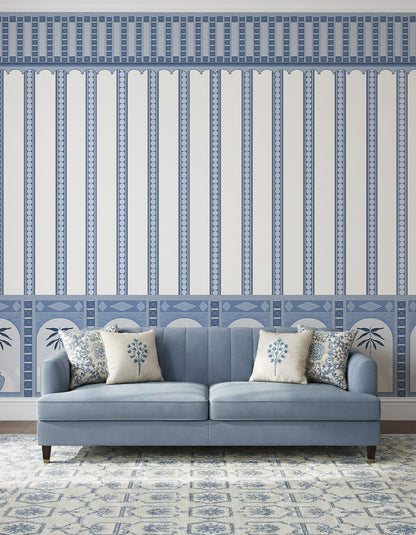 Ethnic Indian Strip Wallpaper