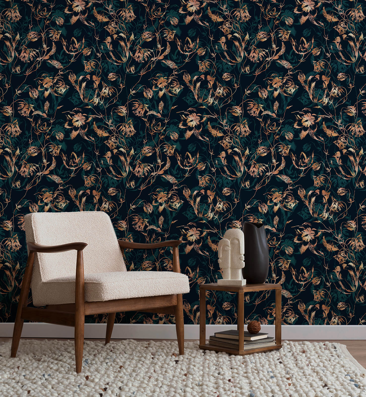 Royal Floral Wallpaper