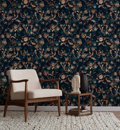 Royal Floral Wallpaper