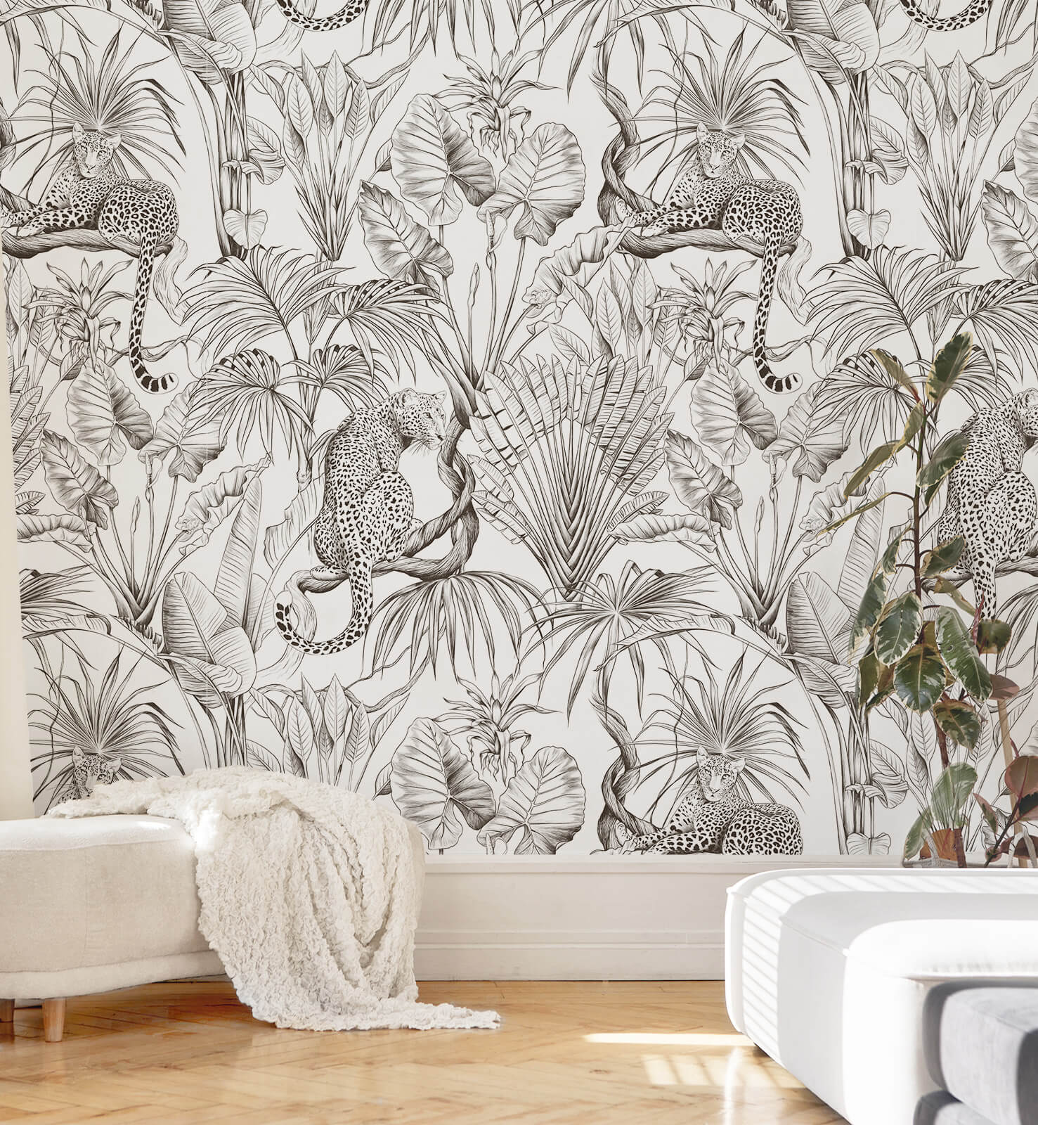 Jungle Wild Leopard Wallpaper