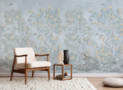 Chinoiserie Vintage Mural Wallpaper