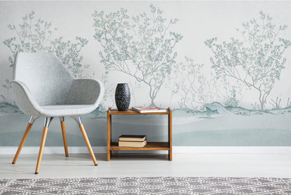 Chinoiserie Handmade Tree Wallpaper