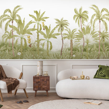 Green Forest Palm Wallpaper