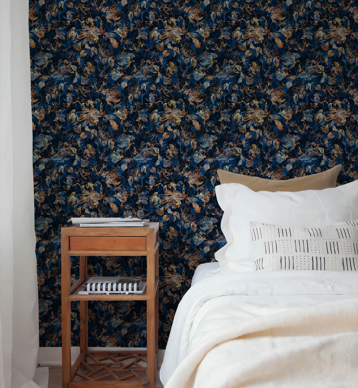 Art Nouveau Floral Wallpaper