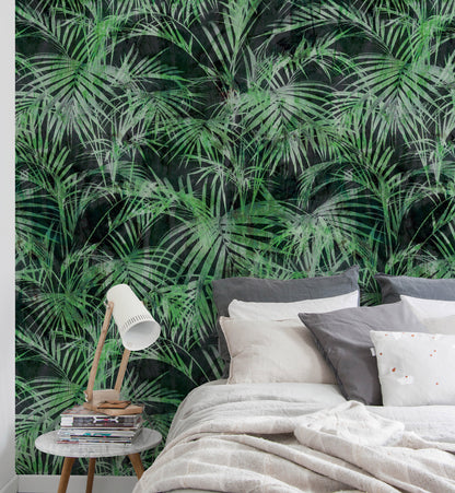 Tropical Exotic leaves  Wallpaper