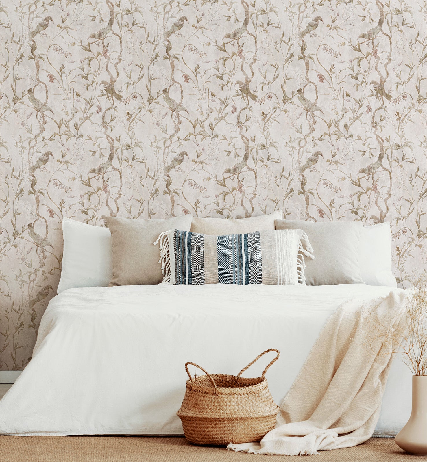 Decorative Botanical Wallpaper