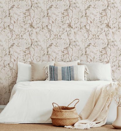 Decorative Botanical Wallpaper