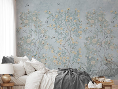 Chinoiserie Vintage Mural Wallpaper