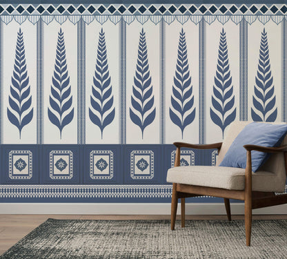 Traditional Indian Leaf Wallpaper