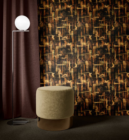 Brush Retro Style Wallpaper