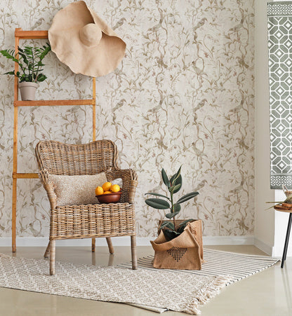 Decorative Botanical Wallpaper