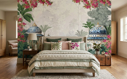 Lush Jungle and Indian Palatial Architecture