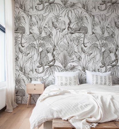 Jungle Wild Leopard Wallpaper