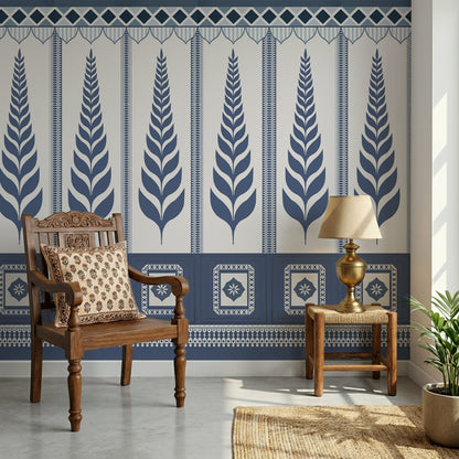 Traditional Indian Leaf Wallpaper