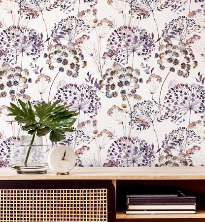 Floral Boho Art Wallpaper