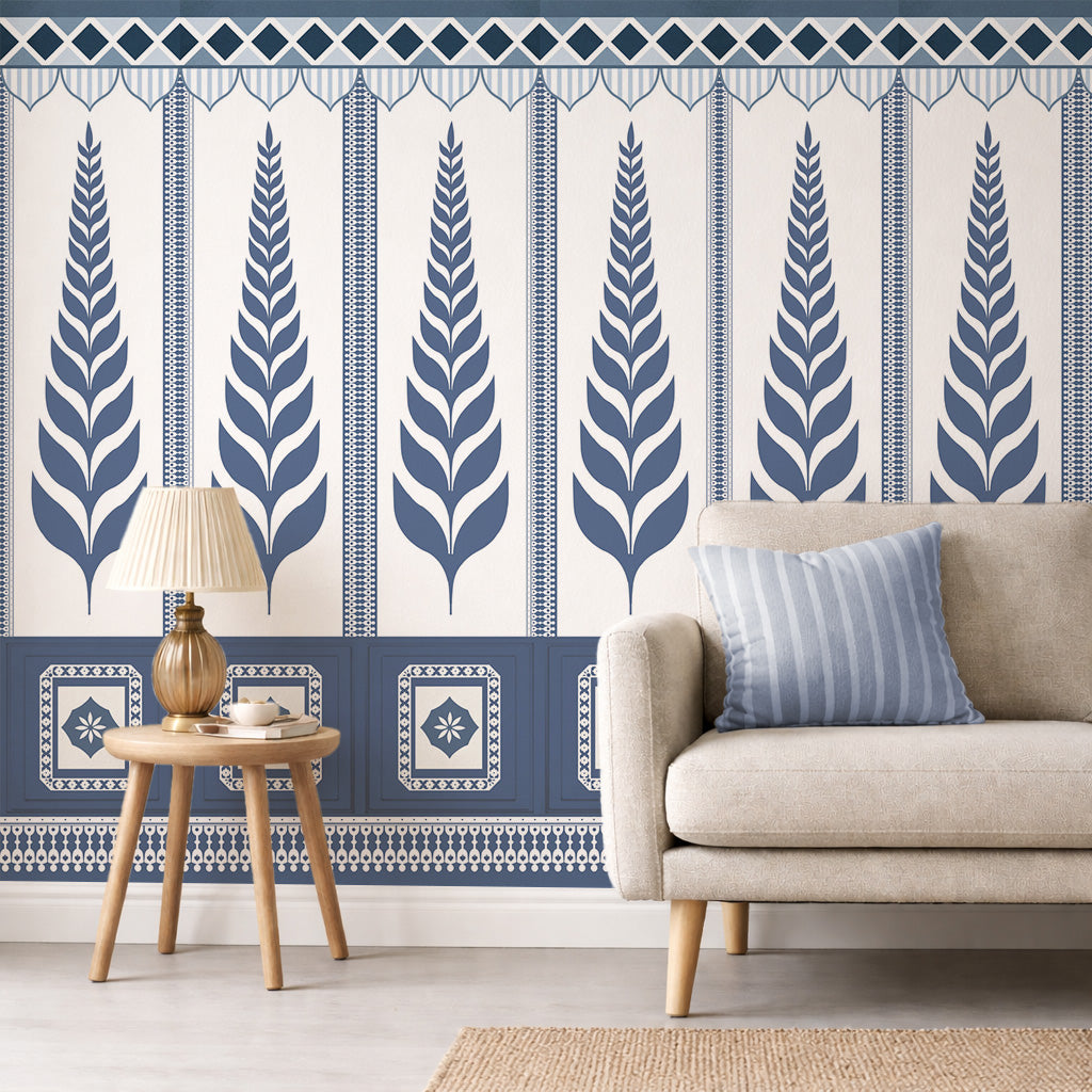 Traditional Indian Leaf Wallpaper