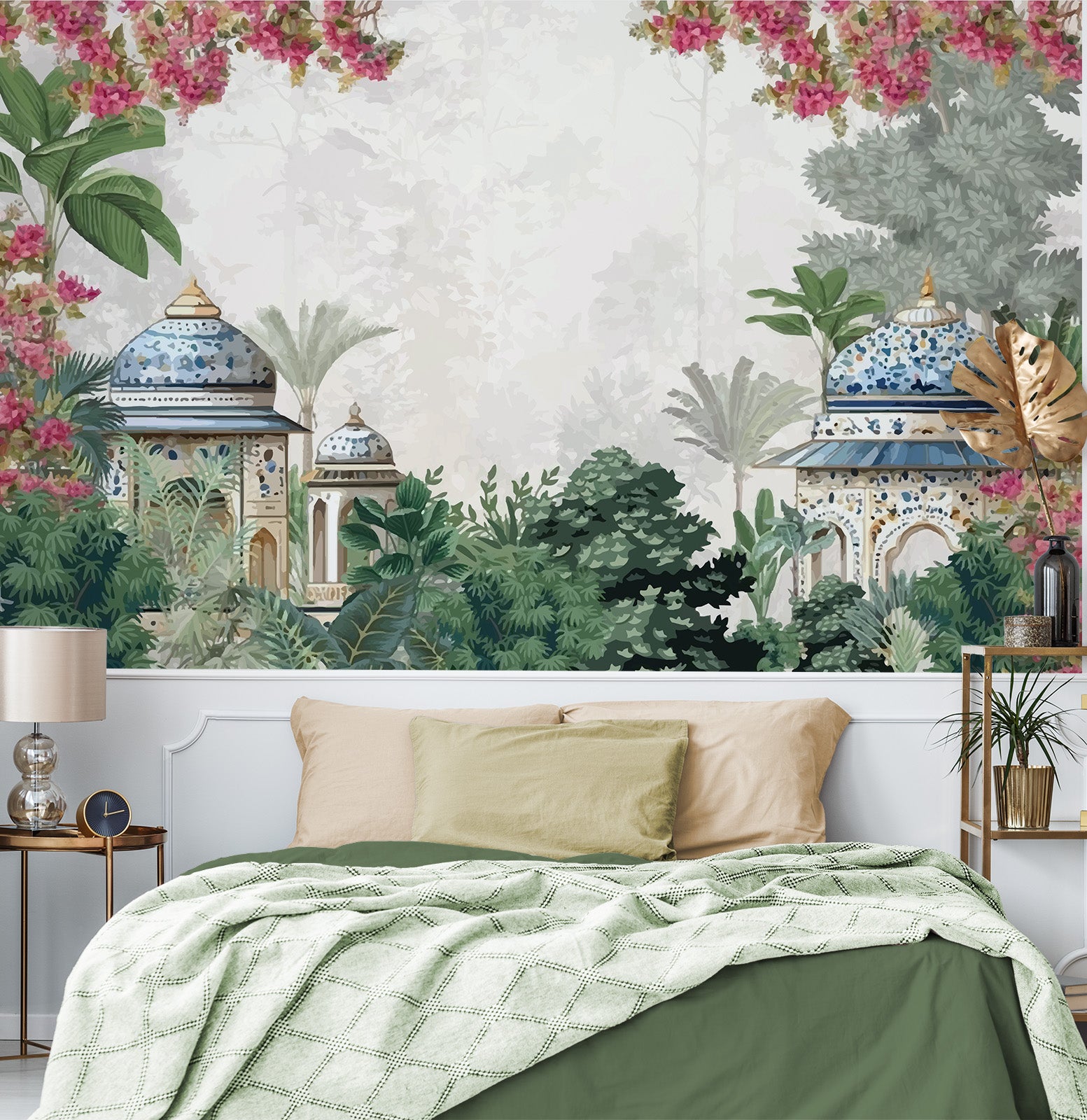Lush Jungle and Indian Palatial Architecture