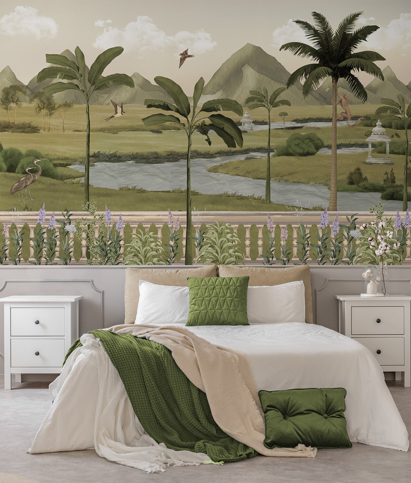 Tropical Palm Tree Jungle Wallpaper