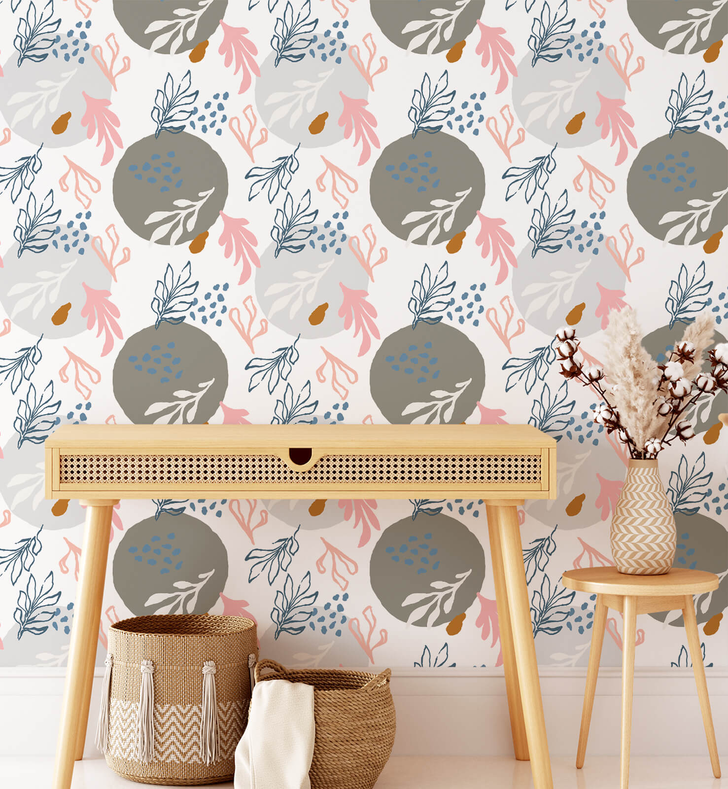 Boho Hand Drawn Wallpaper