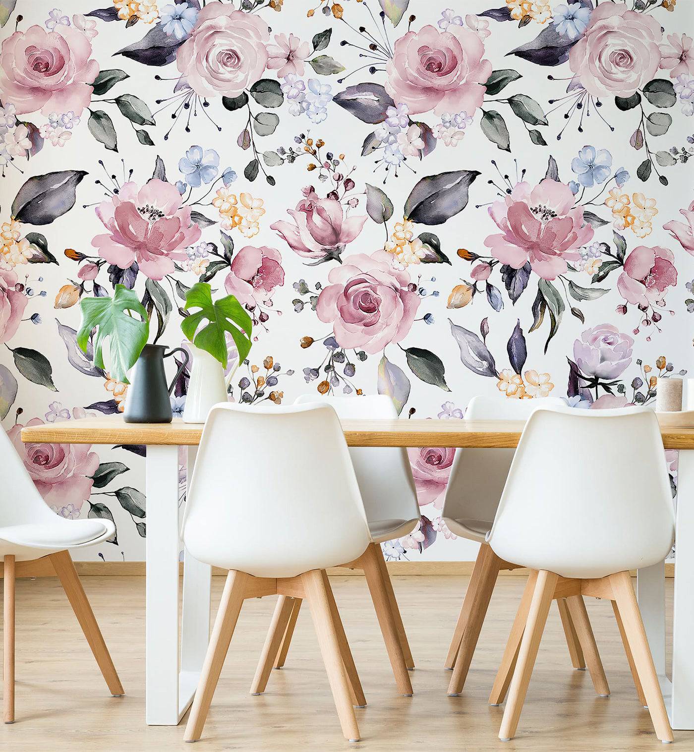 Watercolor Rose - Walltrendz