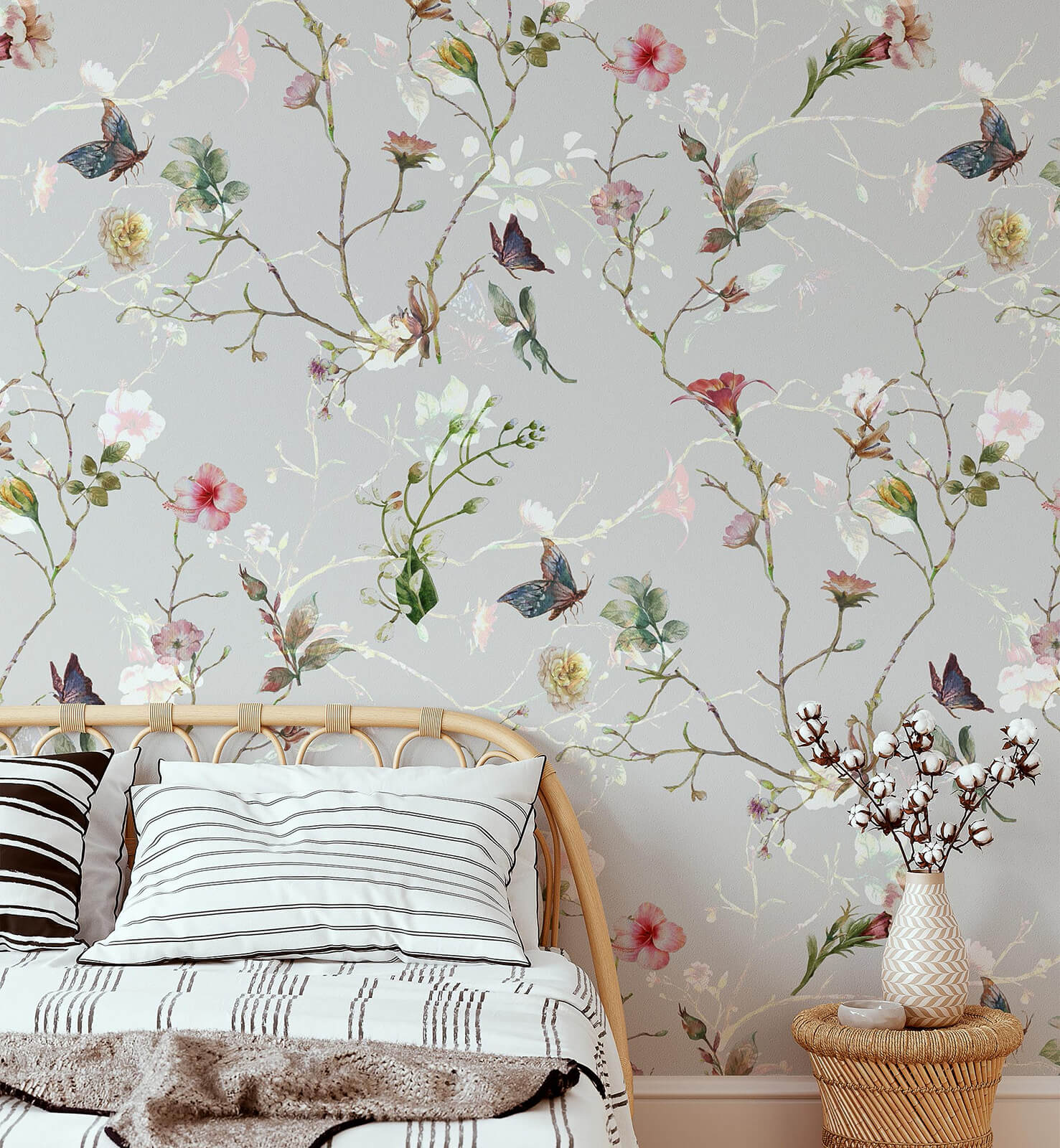 Vintage Floral Wallpaper