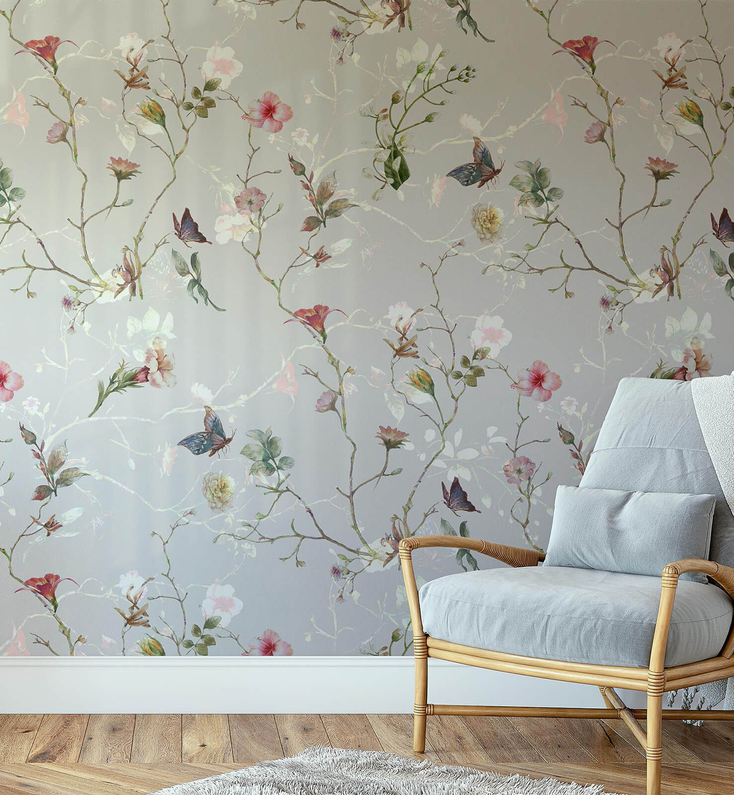 Vintage Floral Wallpaper