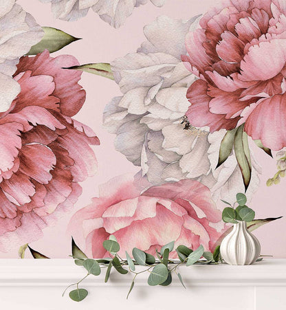 Watercolor Peonies - Walltrendz