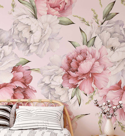 Watercolor Peonies - Walltrendz