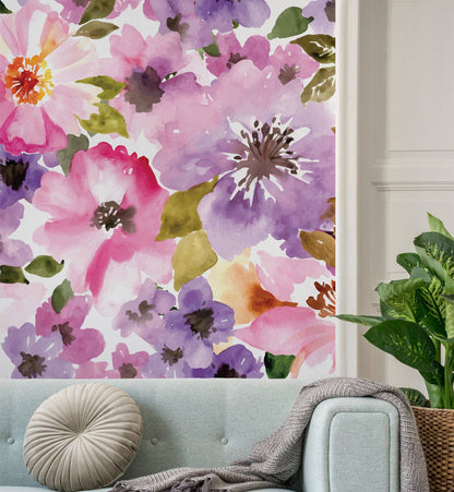 Spring Pink Floral - Walltrendz