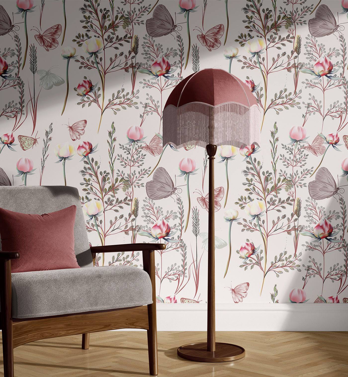 Butterfly Floral - Walltrendz