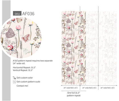 Butterfly Floral - Walltrendz